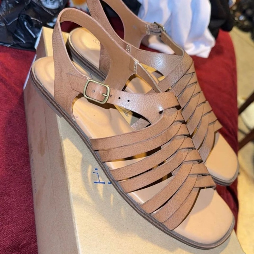 Indigo Women's Brown Strappy Sandals